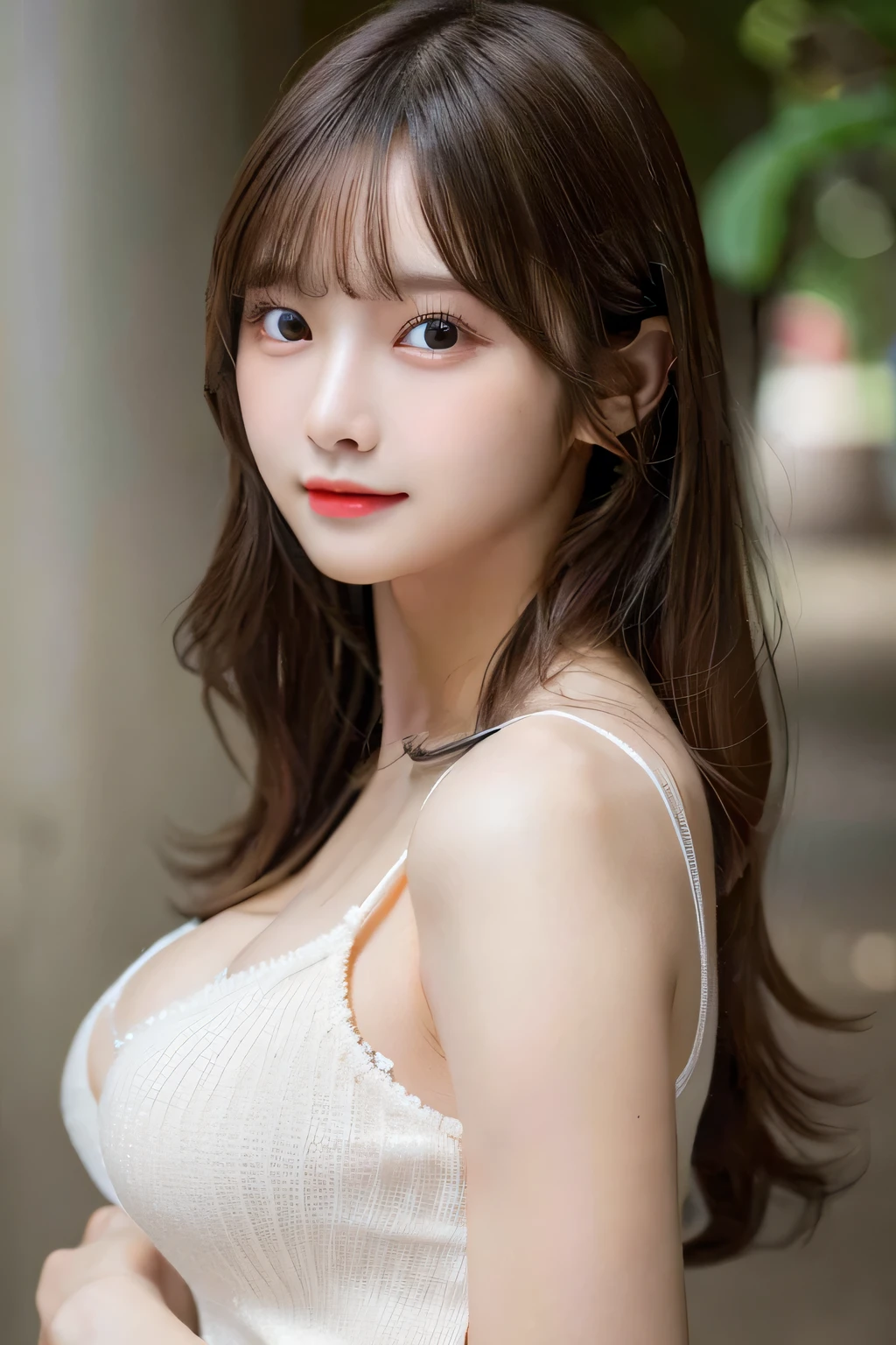 ((Highest quality)), ((masterpiece)), (detailed), One person, sexy,Large Breasts, 18-year-old, Idol face, High resolution, High-resolution model, Textured skin, Ultra high definition, Cute face, baby face, Super Slim Body,