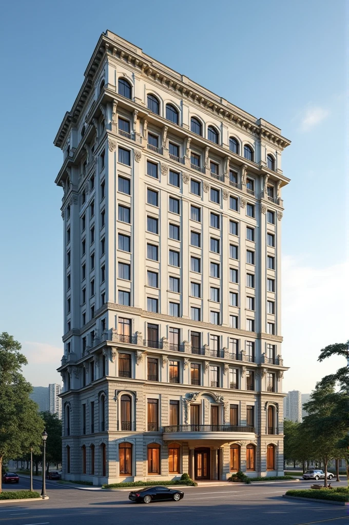 hotel ka elevation chahiye 2 sided