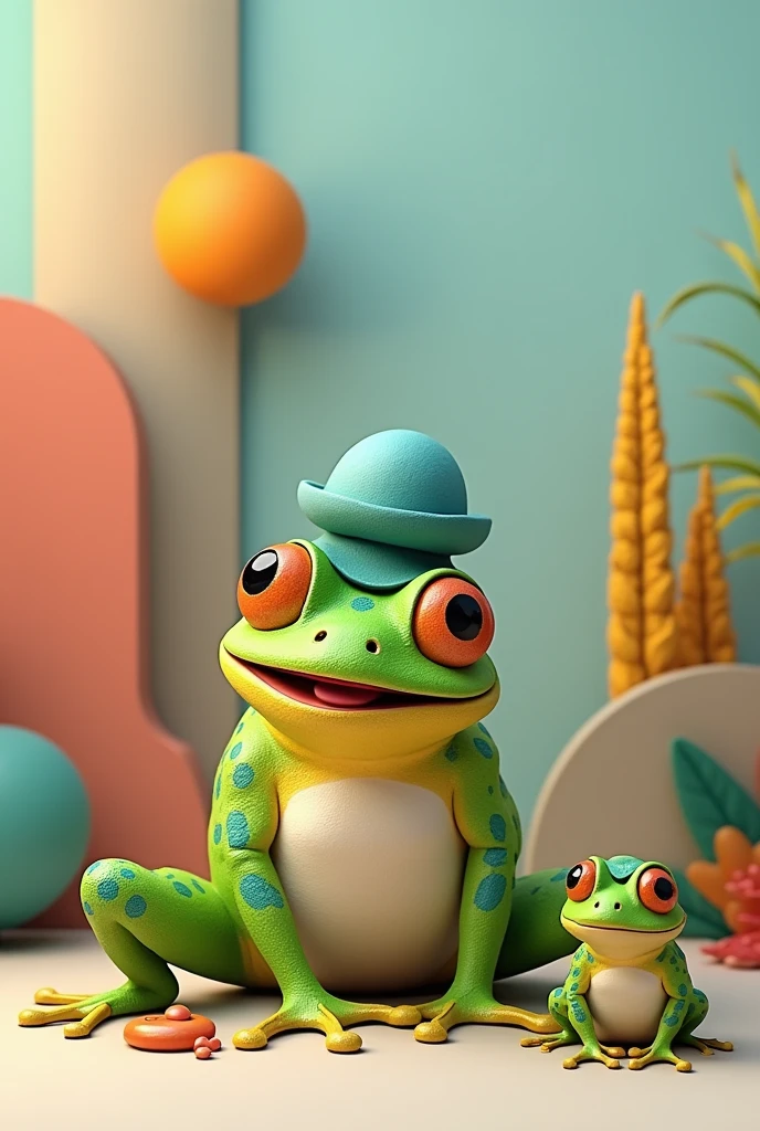 Frog 3d nfts 1000