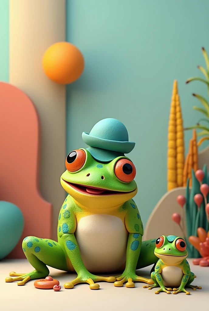 Frog 3d nfts 1000