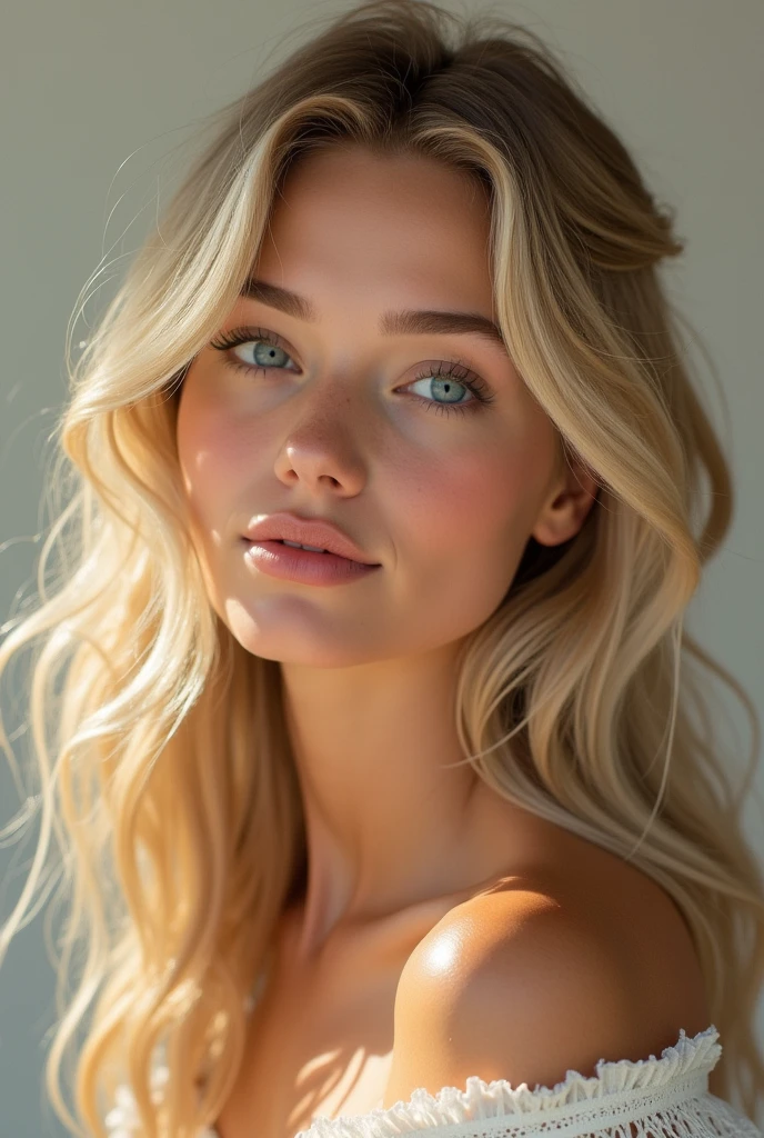 a blonde woman 