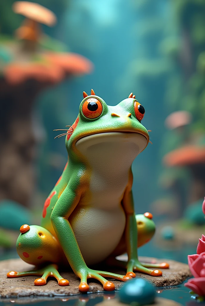 Frog 3d nfts