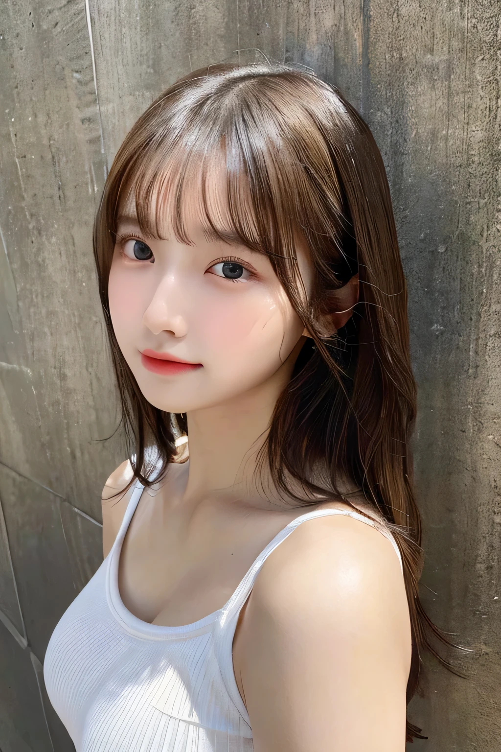 ((Highest quality)), ((masterpiece)), (detailed), One person, sexy,Large Breasts, 18-year-old, Idol face, High resolution, High-resolution model, Textured skin, Ultra high definition, Cute face, baby face, Super Slim Body,