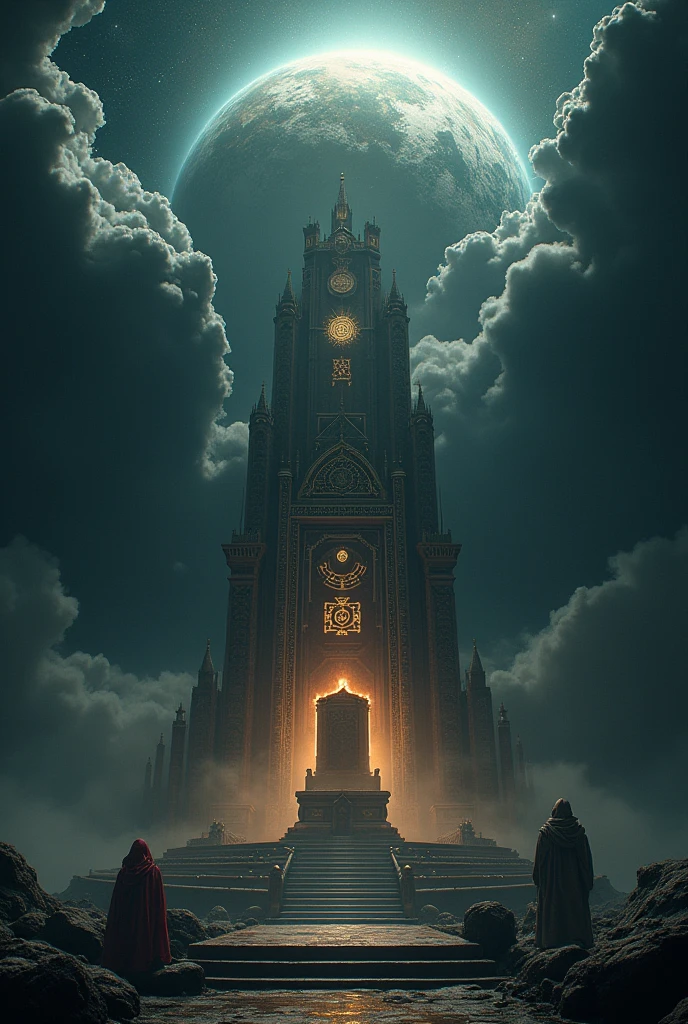 The shadows of the throne of YHWH covering the earth