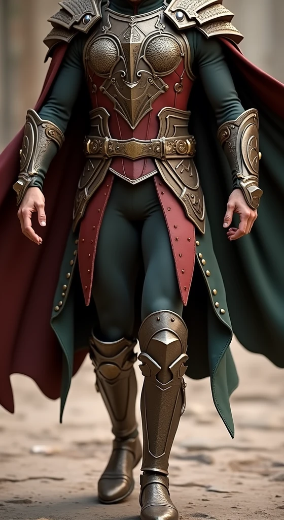 Generate costume parts separately chest, belt, sleeves