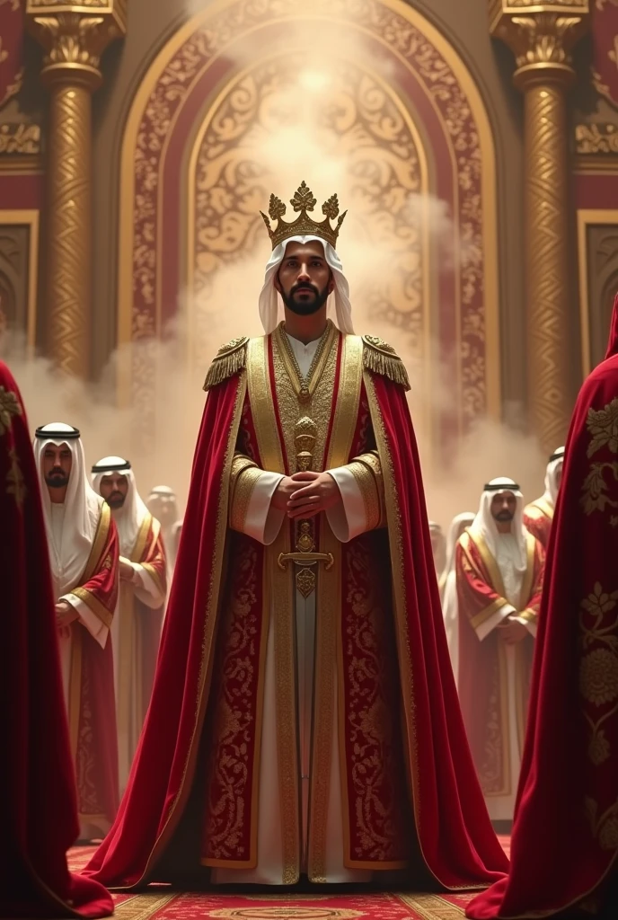Prince of uae being crowned king