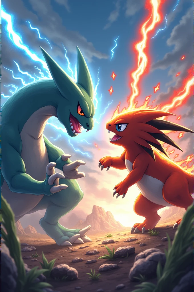 Pokemon fight for YouTube thumbnail