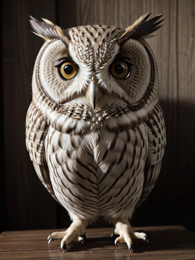 owl,owl,old,Sepia,era,young,whole body,Life-size,Classic