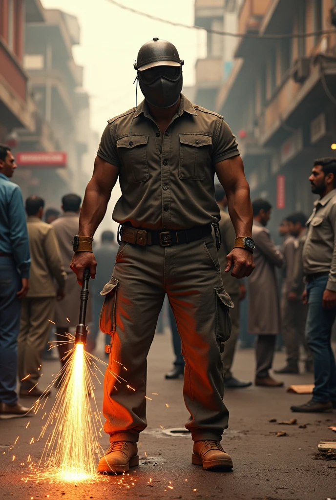 Salman Khan with welding in public