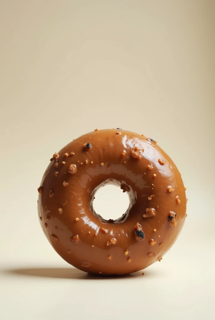 A donut made from cow feces