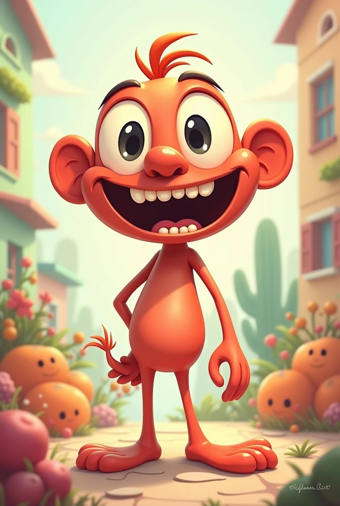A character cartoonish