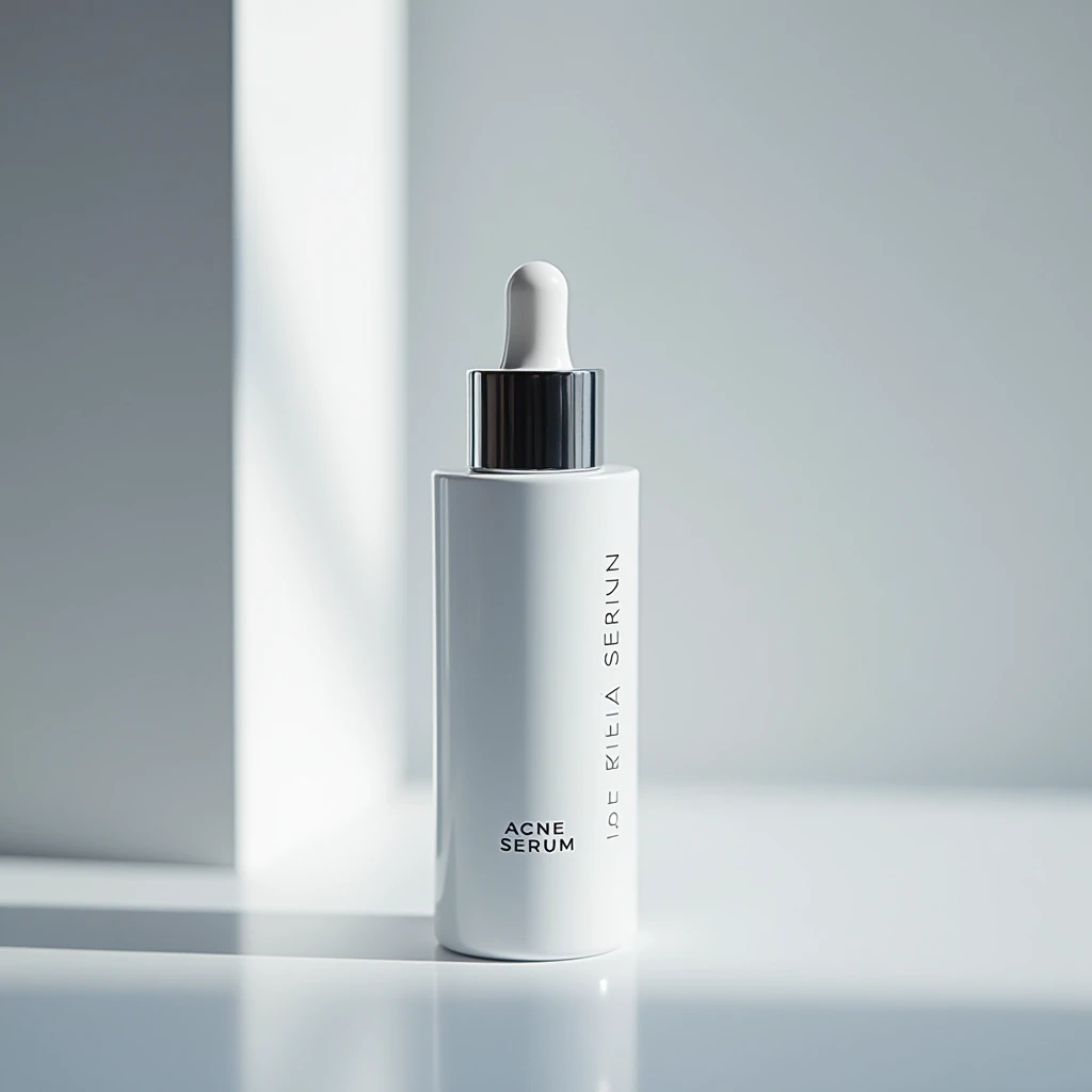Acne serum, 30ml, creative photoshoot,
