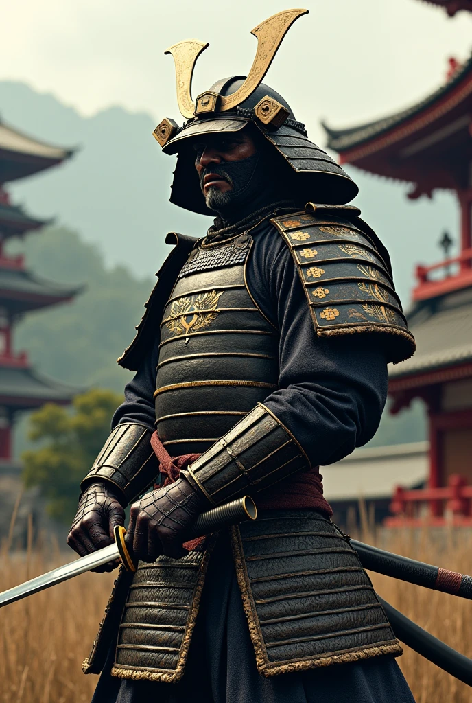 ((Highest quality)), ((masterpiece)), (detailed), samurai