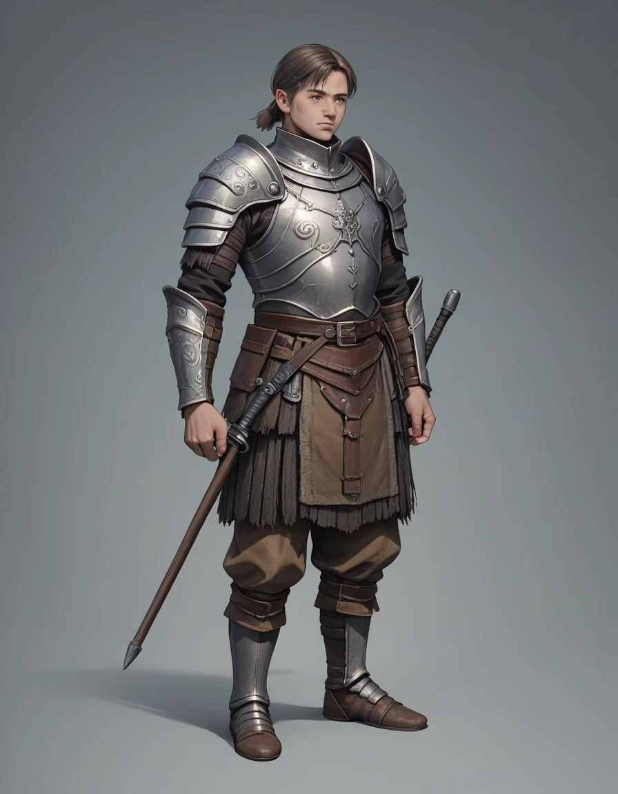 score_9, score_8_up, score_7_up, score_6_up, score_5_up, score_4_up, BREAK source_anime, rating_safety,
(dwarf), male, full body, (short body, short legs, small height, unproportionally, height difference:1.35), armor, solo, simple background,
detailed, many details, detailed eyes, detailed face