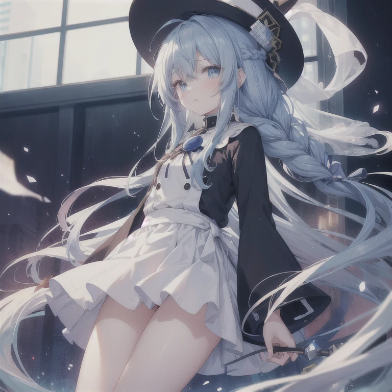 {Roxy_Migurdia(Mushoku Tensei)}、One person, masterpiece、Highest quality、blue eyes、pale crimson hair、Double Big Braid, {Full nudity}、{kind}、{Calm}、{pubic hair}、{Put a lot of worms in your vagina,}、{{Petite}}、Sitter、{Calm}、The audience is watching、{Low angle}, {Lower Body}、{Browsing Caution}, Leg spread, {{{Obscene}}}、{Lower school year}、wide-brimmed pointed hat, Shyness、{Amorous}、Ahoge、