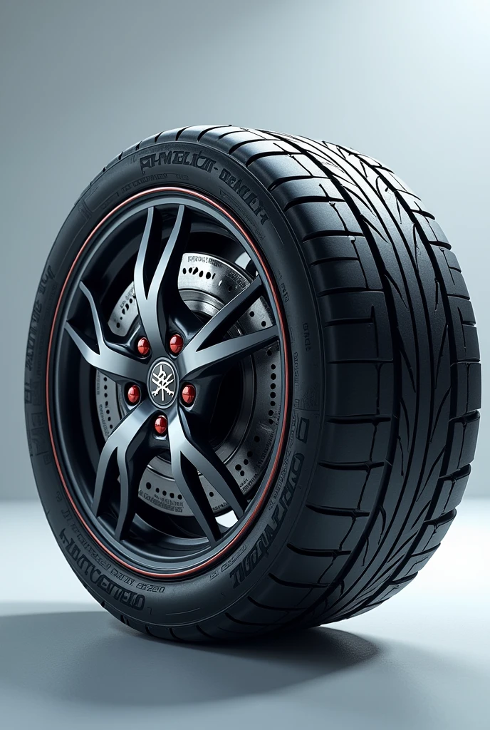 Yamaha letter combined with engine and tyre