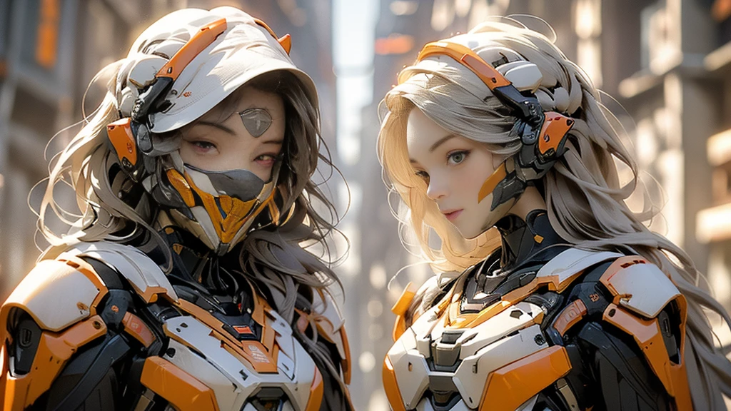 (masterpiece), (best quality), high resolution, 4K, girl, perfectbody, exoskeleton, mecha armor, mechagirl001, anchemixmecha, super detailed armor, red armor, head gear