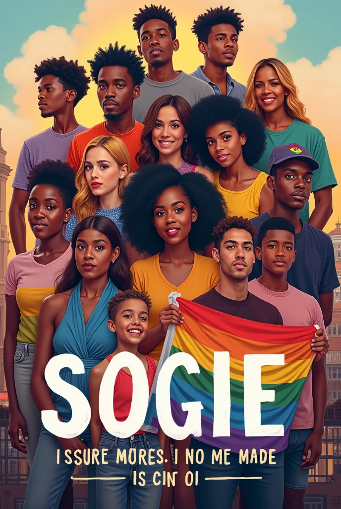 Serve as a eye opener to public addressing the LGBTQIA and SOGIE (Sexual Orientation and Gender Identity and Expression) poster or graphic poster or placards
