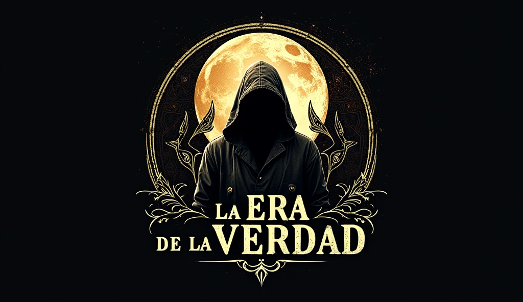 Logo, conspiracy and stories channel called The Age of Truth in Spanish