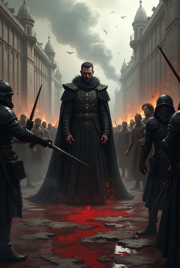 A king slaughters his people