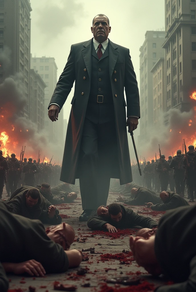 A president slaughters his people