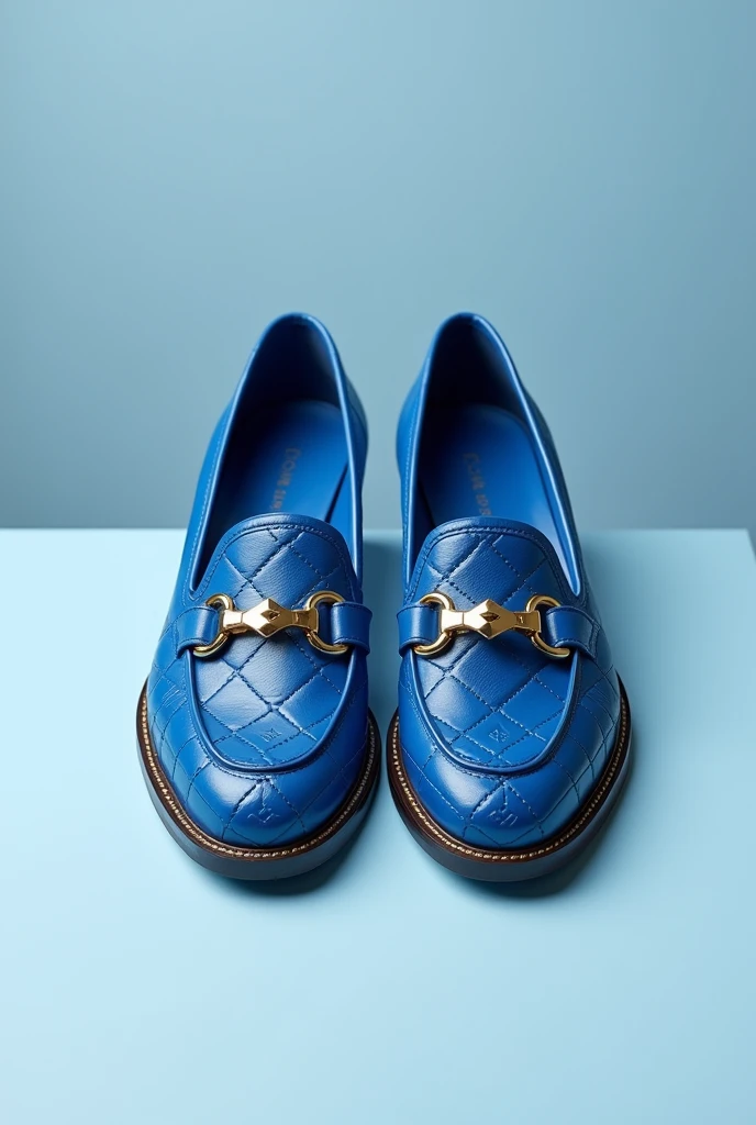 blue louis vuitton shoes