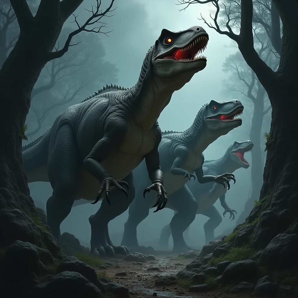 Terrifying dinosaurs