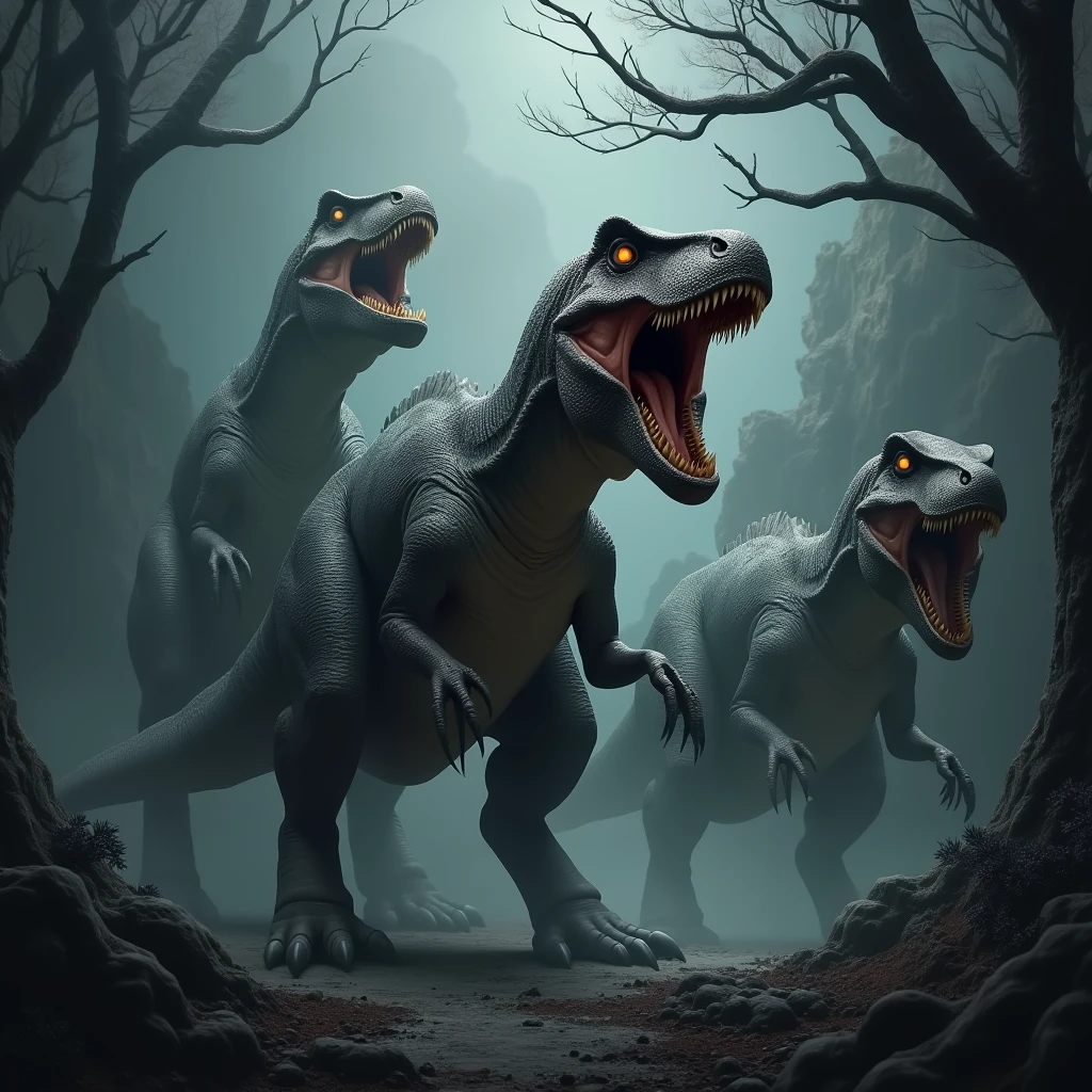 Terrifying dinosaurs
