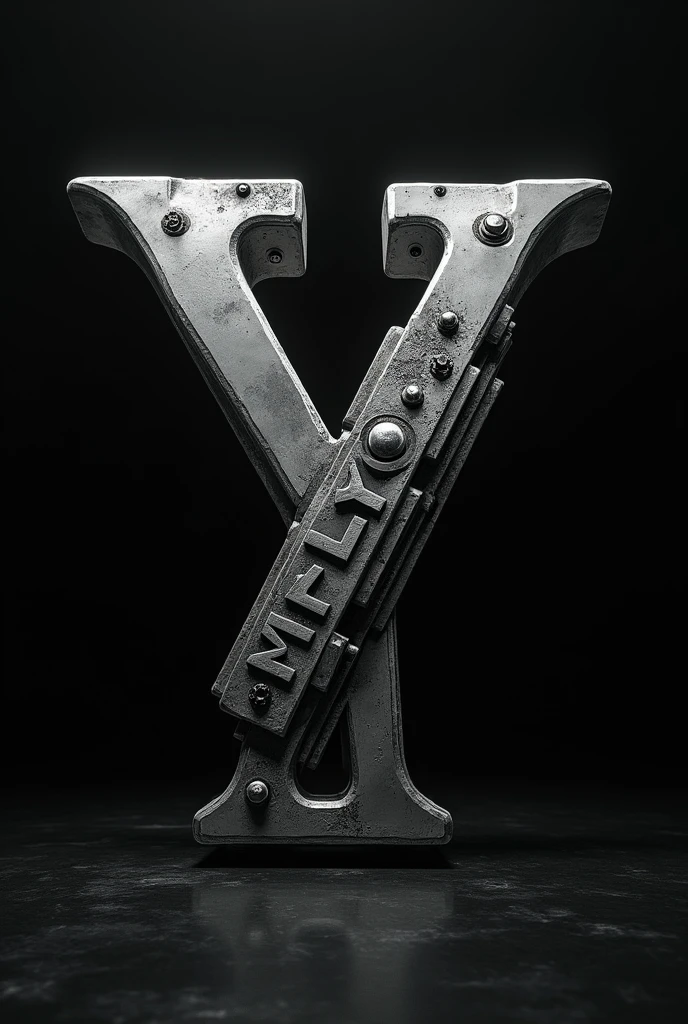 Closure art piston using letter y