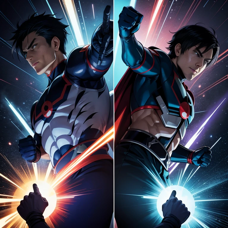 Japanese special effects hero works、(justice(Victory)+Zubat the Hero VS the Villain(negative)+Dhaka - Fighters) Victorynegative