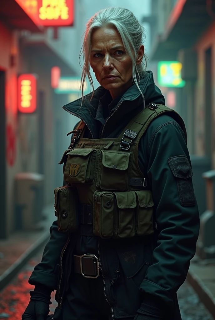 REAL,8k,hip hop,assassin women,60 yo,