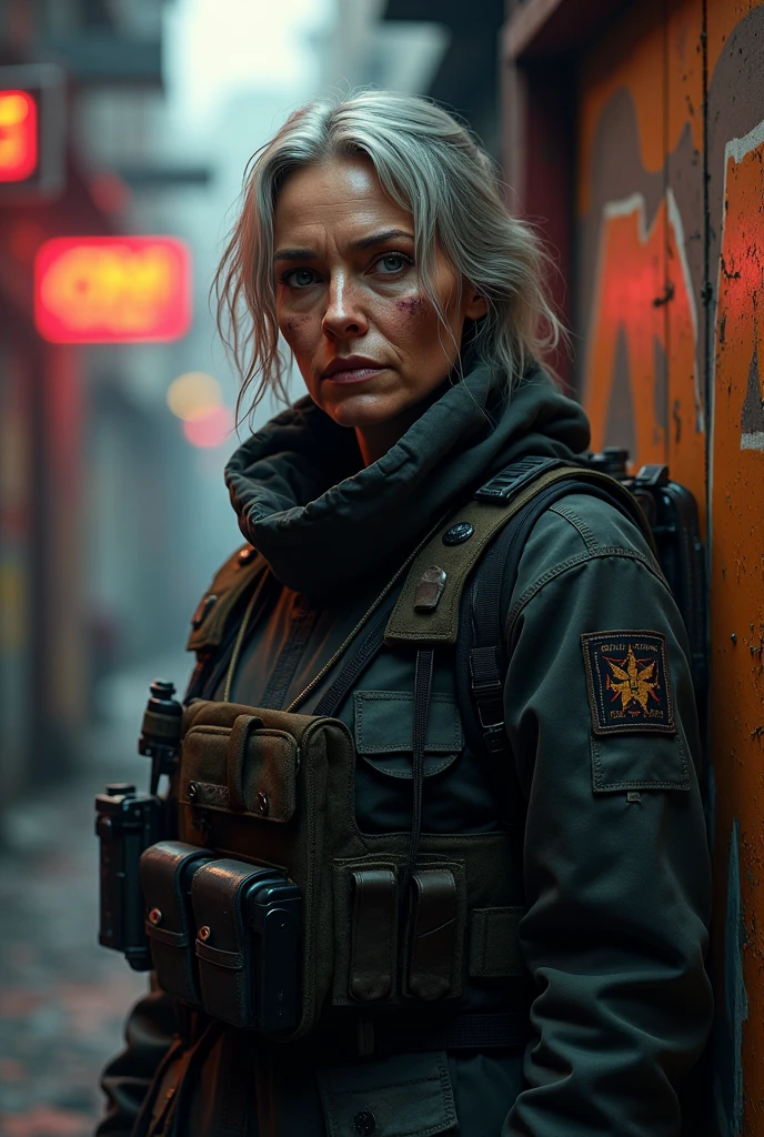 REAL,8k,hip hop,assassin women,60 yo,