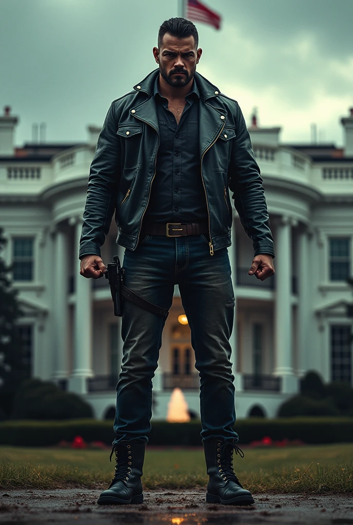 Karl urban Billy butcher character in the boys tv series he going to white house
