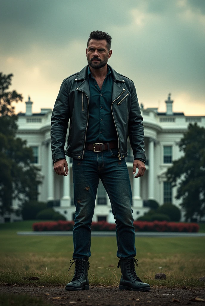 Karl urban Billy butcher character in the boys tv series he going to white house