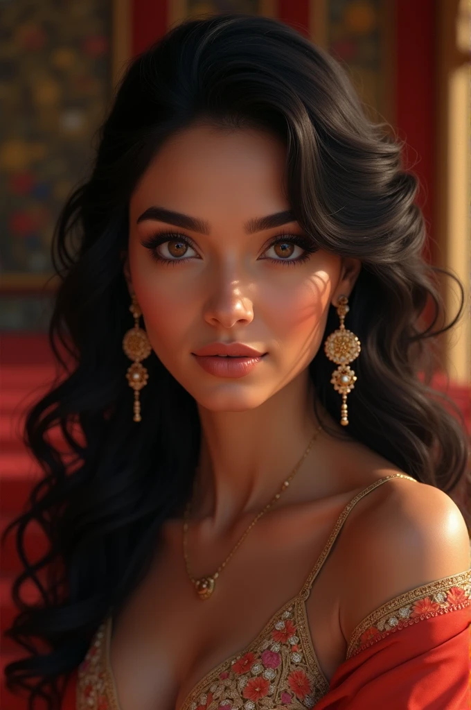 Femme brunette marocaine 