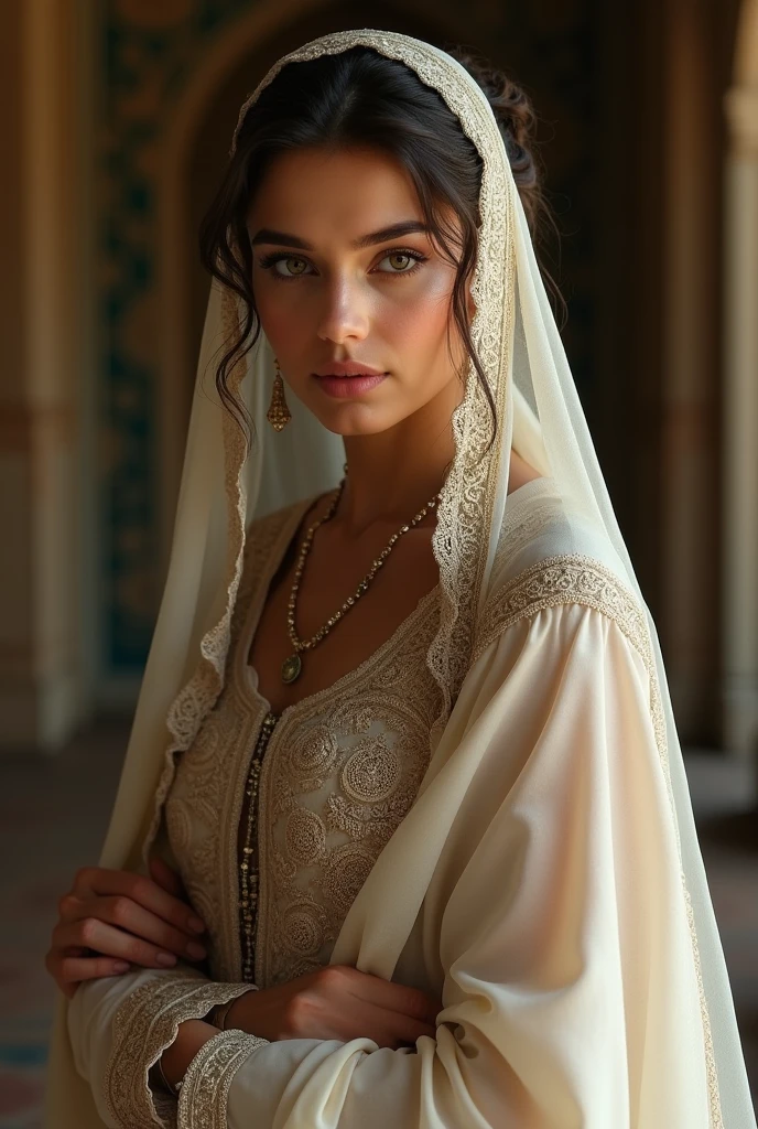 Gorgeous Arab woman, posing 