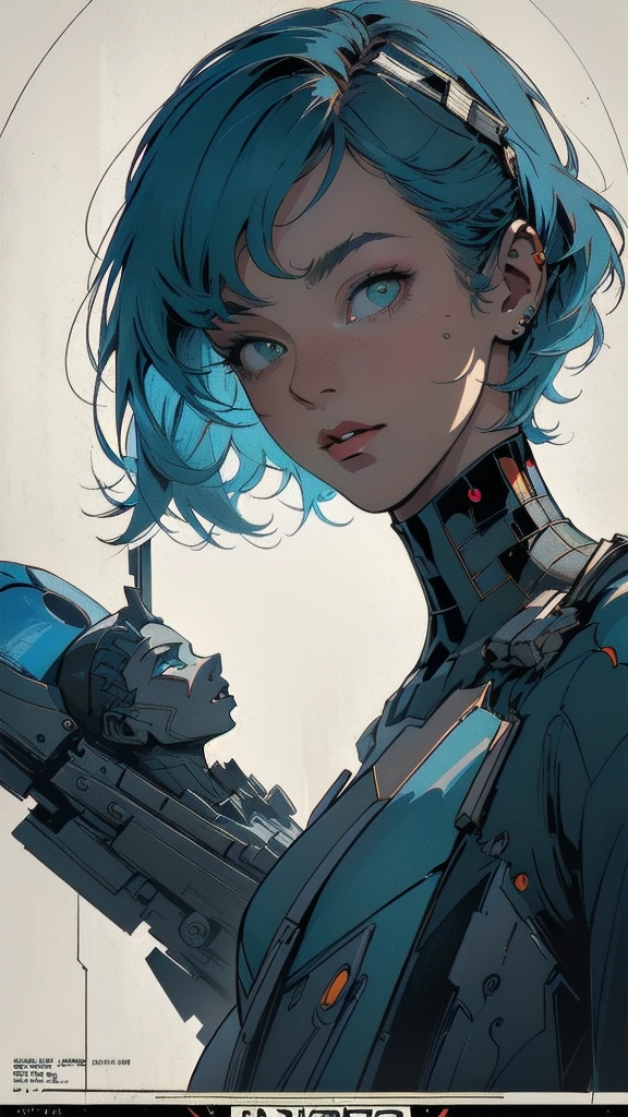 (((masterpiece, highest quality))),(((solo:1.2))),(((1girl:1.2))),32k wallpaper, very detailed, poster, vintage science fiction,(((((geometric cinematic movie poster))))), ((((bauhaus)))),(((abstract))),((((mid century modern)))),(((((portfolio))))),(((((Close-up))))),(((((bust up))))),((((more various angle)))),(((highlight))),((((heterochromia)))),(((complete. detailed face))),(((Extremely talented))),(((most complecated machine))),(((Overall colorfully))),((((((Absolutely simple background)))))),(((((vintage cinema))))),