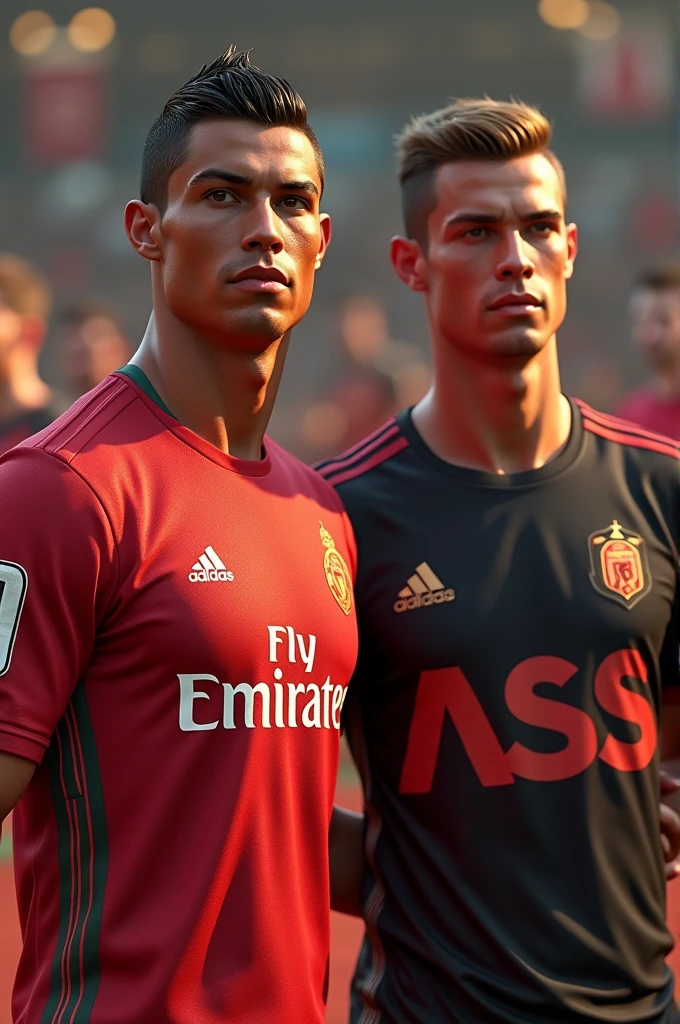CR7 with ballan di or