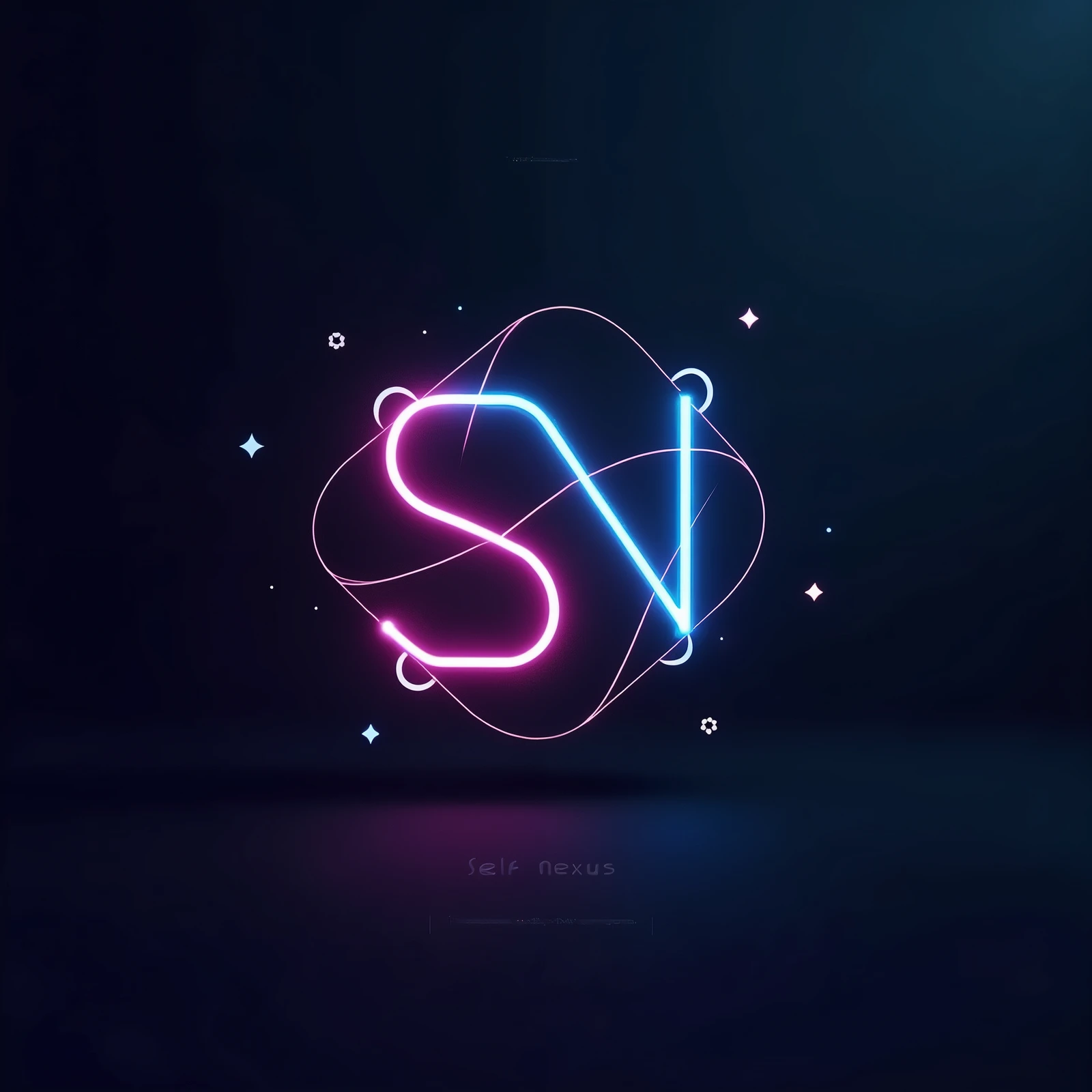 Make yt logos using your own creativity for name "self nexus"