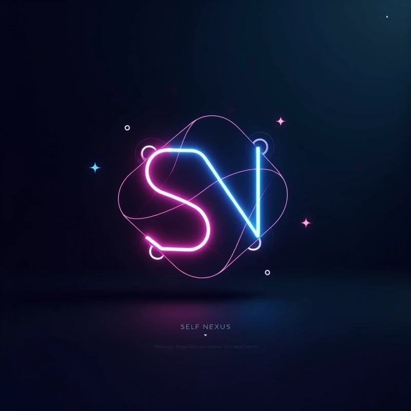 Make yt logos using your own creativity for name "self nexus"