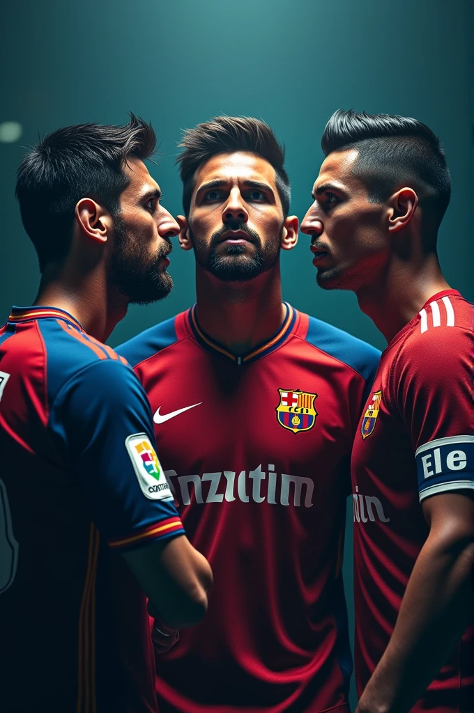 Messi,neymar,cr7 in one frame