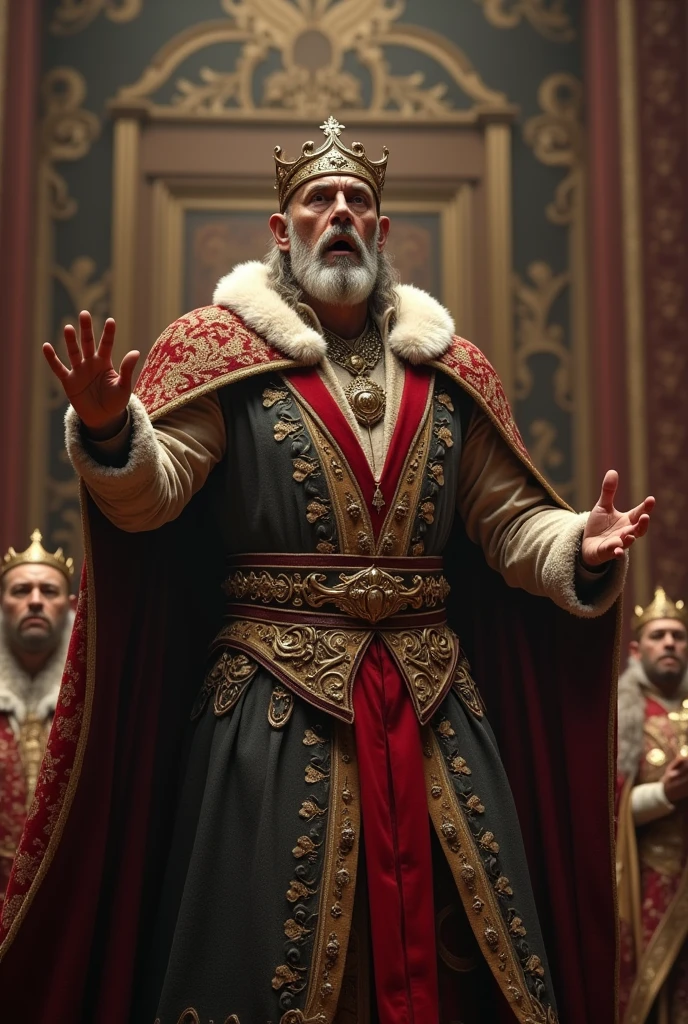 One king shouted loudly on other kings