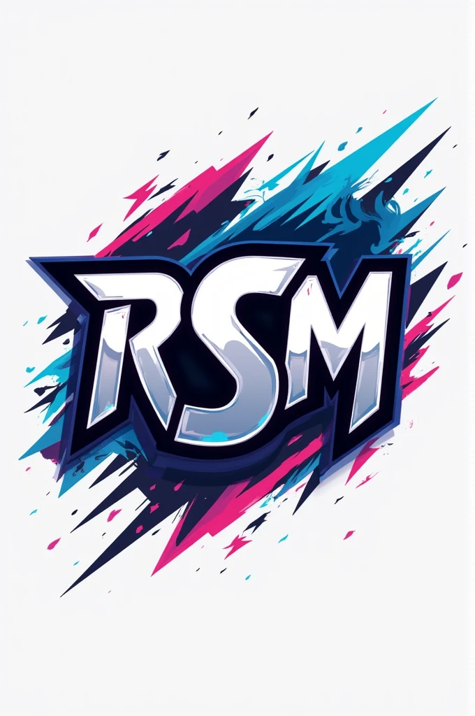 Make a logo for youtube gaming channel named rsm here 
