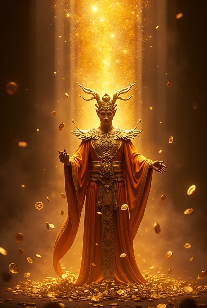 An avatar with the power of gold and luck.