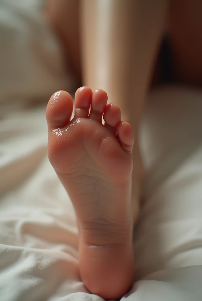 sexy, small soles of foot. Semen, Soles to the camera