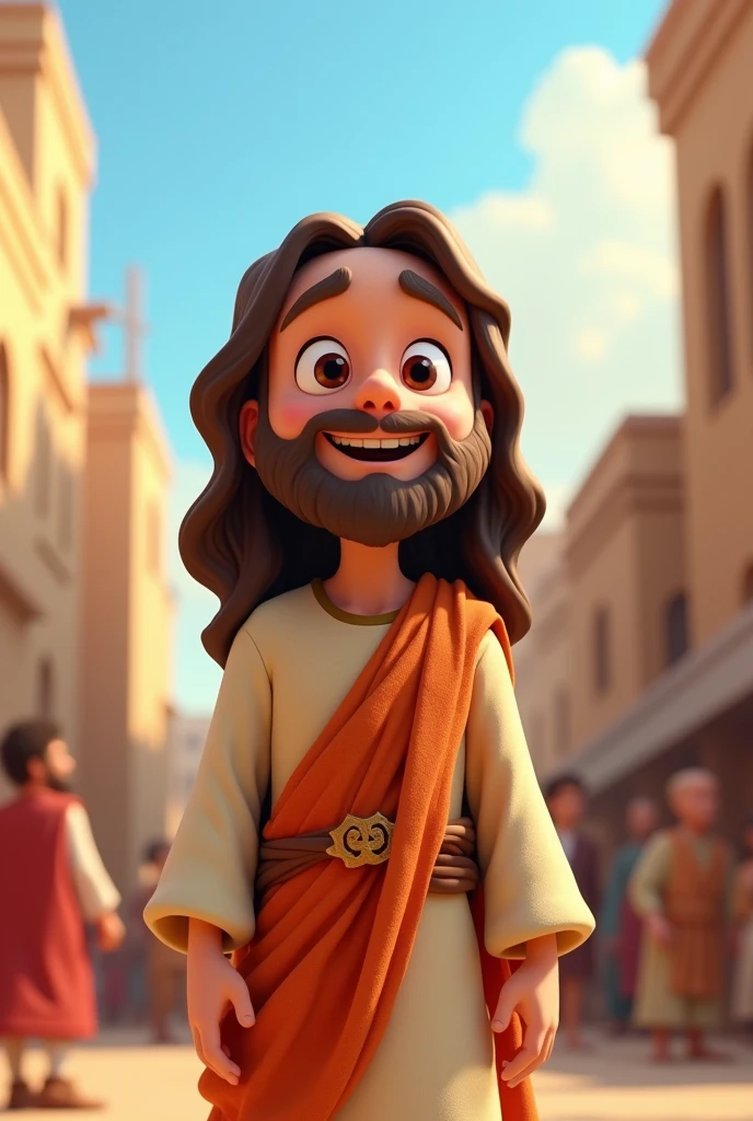 Create 3D Jesus Cartoon Comics