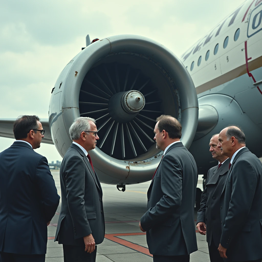 The plane authority showed the plane one by one to all the big engineers of the country but no one could fix the plane's engine
