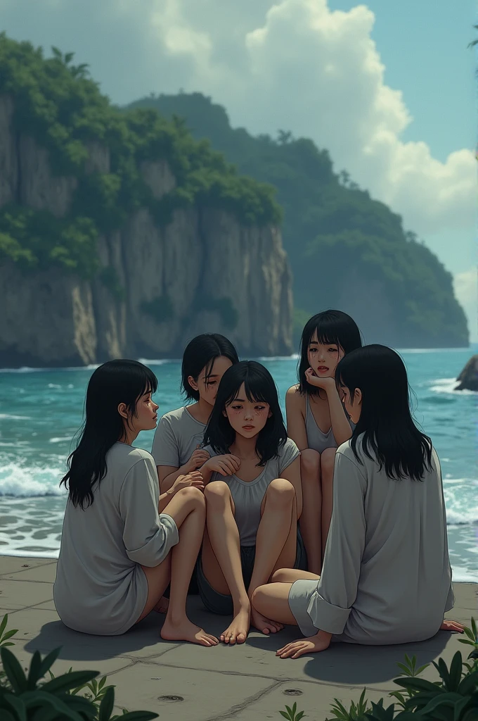 6 friend's an island an crying