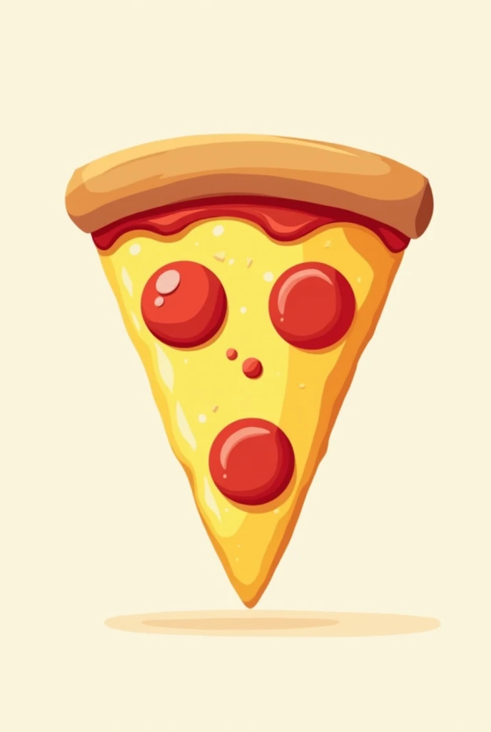 Pizza slice icon drawing for website and used as logo