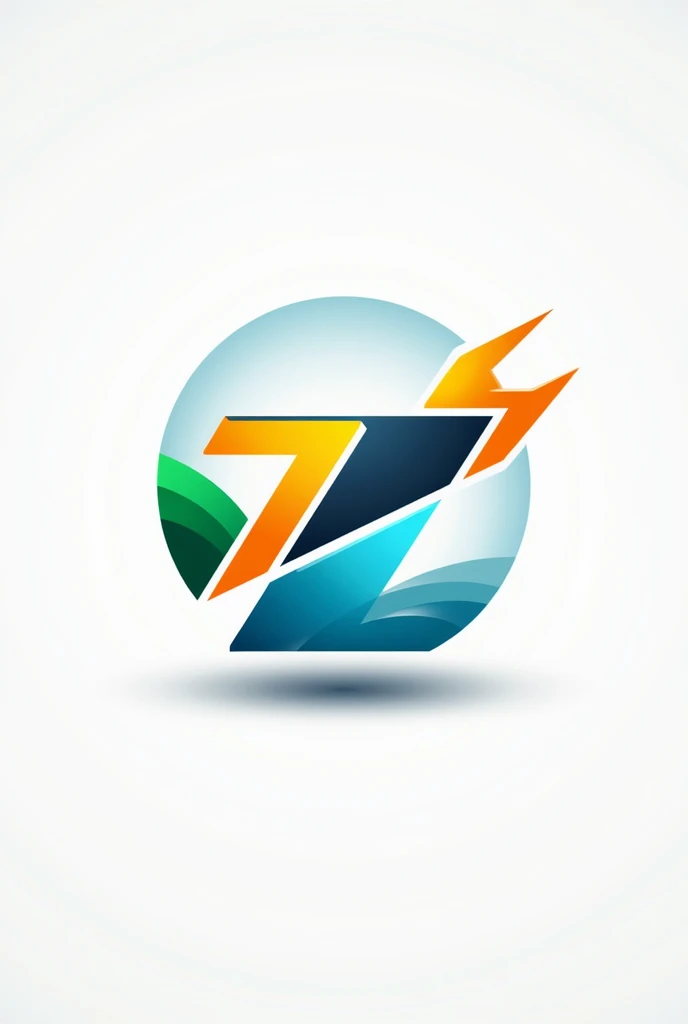 Modern and colorful logo for an engineering and construction company called Trevizol Engenharia and the main symbol is the letter T highlighted